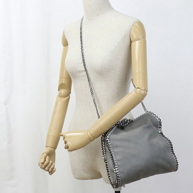 中古 ステラマッカートニー トートバッグ レディース ブランド STELLA MCCARTNEY ファラベラ ミニ トートバッグ 371223 W91321 グレー USDSTM97252011