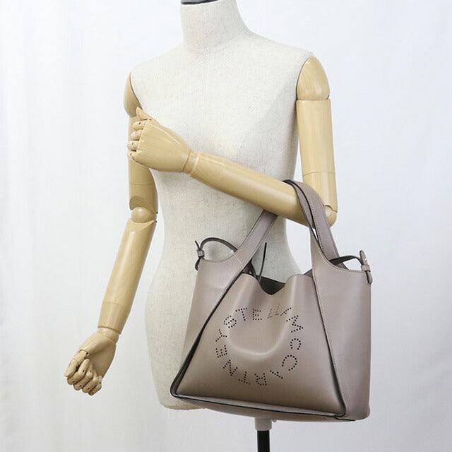中古 ステラマッカートニー トートバッグ レディース ブランド STELLA MCCARTNEY ロゴ クロスボディ 513860 W8542 ベージュ バッグ USDSTM97418011