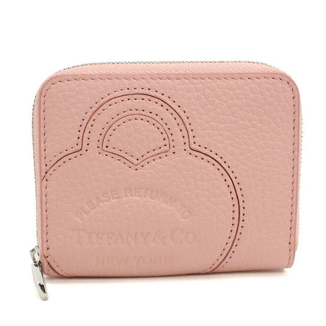 中古 ティファニー 小銭入れ レディース ブランド TIFFANY&Co. リターン トゥ ティファニー ジップコインパース ピンク 財布 USDTI103871011