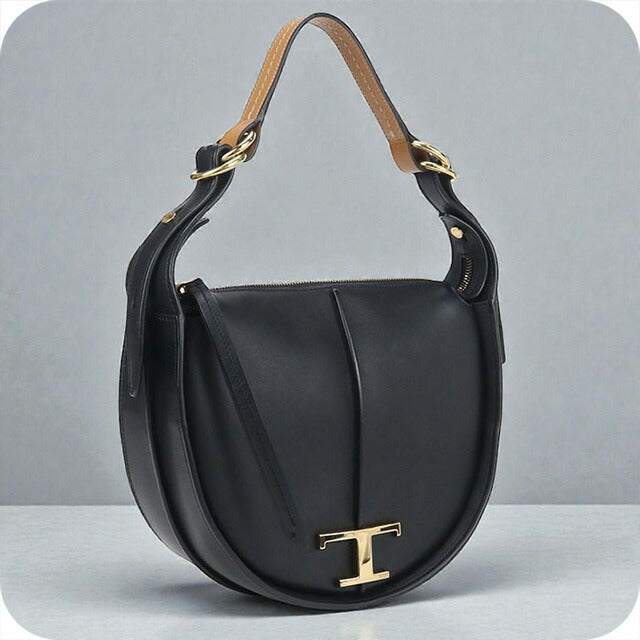 トッズTOD'S タイムレスショルダーバッグ 25SS モデル トッズ TOD'S マイクロ Tタイムレス レザ−ショルダー