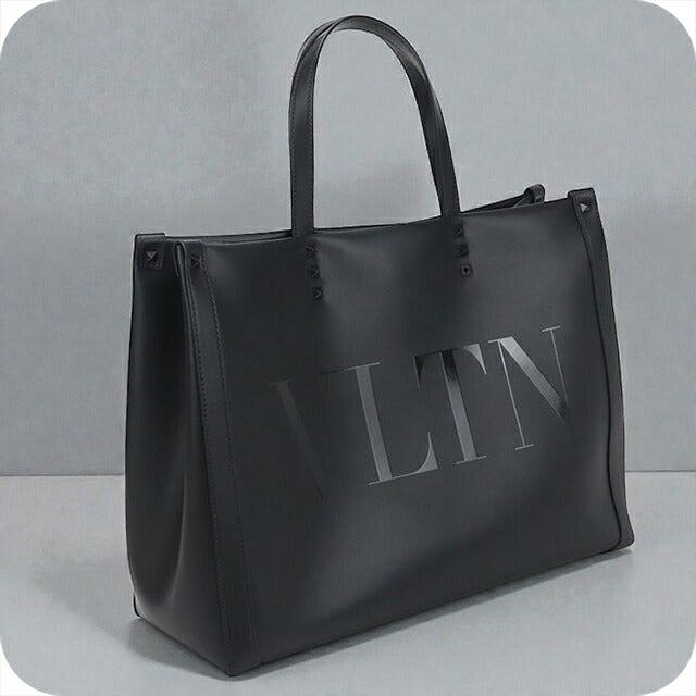 VALENTINO VLTN ヴァレンティノ　トートバッグ ブラック 中古 ヴァレンティノ トートバッグ メンズ ブランド VALENTINO VLTN