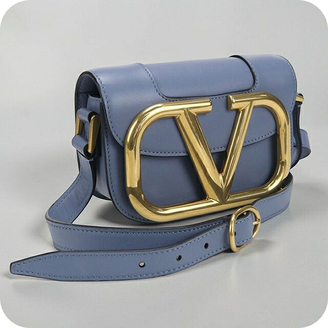 中古 ヴァレンティノ 斜め掛け ショルダーバッグ レディース ブランド VALENTINO ブルー バッグ USDVA107371011