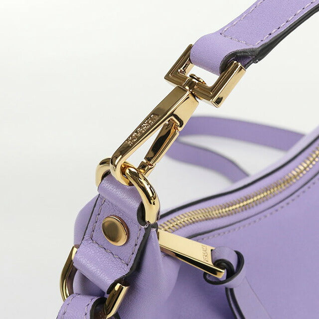 中古 ジャンニ・ヴェルサーチ 斜め掛け ショルダーバッグ レディース ブランド Gianni Versace タグ ナッパ ホーボーバッグ 2WAY USDVE98084011