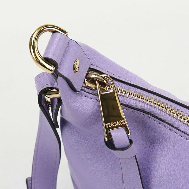 中古 ジャンニ・ヴェルサーチ 斜め掛け ショルダーバッグ レディース ブランド Gianni Versace タグ ナッパ ホーボーバッグ 2WAY USDVE98084011