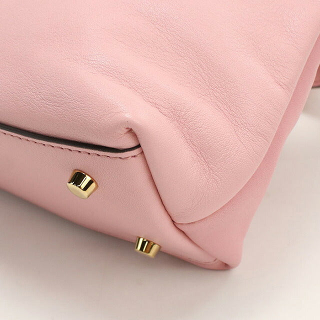 中古 ジャンニ・ヴェルサーチ 斜め掛け ショルダーバッグ レディース ブランド Gianni Versace 2WAY レザー 1018302 ピンク バッグ USDVE98085011