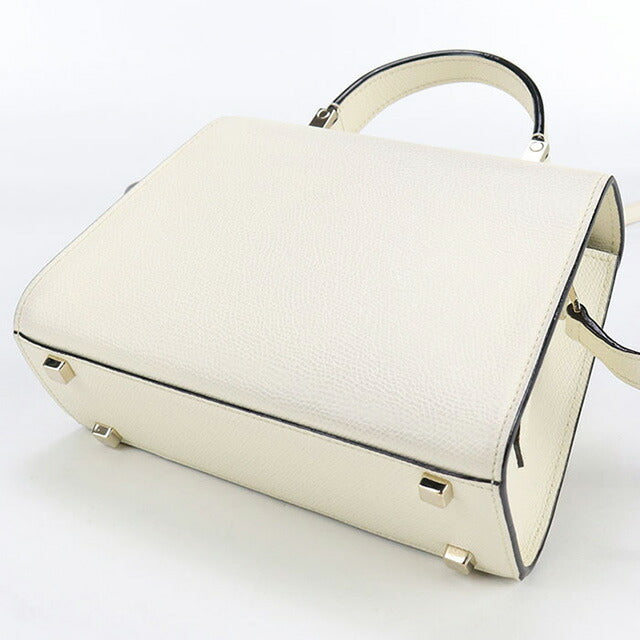 中古 ヴァレクストラ ハンドバッグ レディース ブランド VALEXTRA マイクロ イジィデ 2WAY WBES0022028LOC99WW ホワイト バッグ USDVX100236011