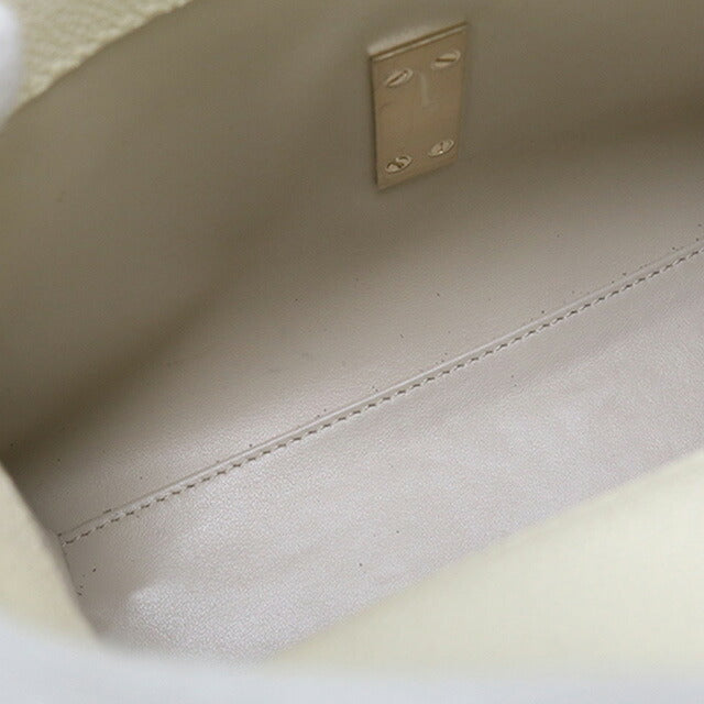 使用的Valextra手袋,用于女性品牌Valextra Mini Ijide 2way手提包白色袋USDVX97251011