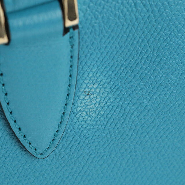 中古 ヴァレクストラ ハンドバッグ レディース ブランド VALEXTRA スモール トリエンナーレ 2WAY WBTR0095028LOC99 ブルー バッグ USDVX98823011