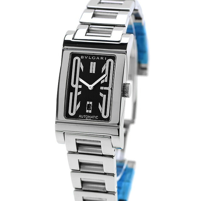 中古 外装仕上げ済 ブルガリ BVLGARI レッタンゴロ オートマティック アラビアインデックス レクタンギュラー RT45S アナログ 腕時計 メンズ UW-BV-OT-00003