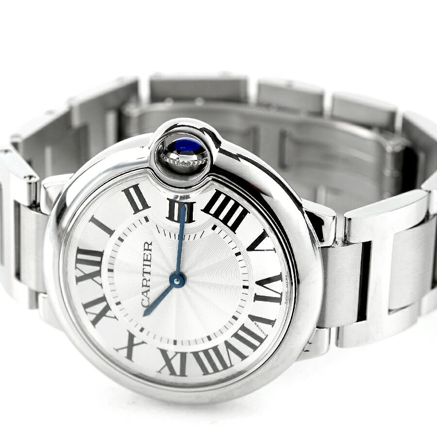 中古 仕上げ済 美品 カルティエ Cartier バロンブルー Ballon Bleu 36mm ユニセックス W69011Z4 アナログ 腕時計 ブランド レディース UW-CA-BB-00001
