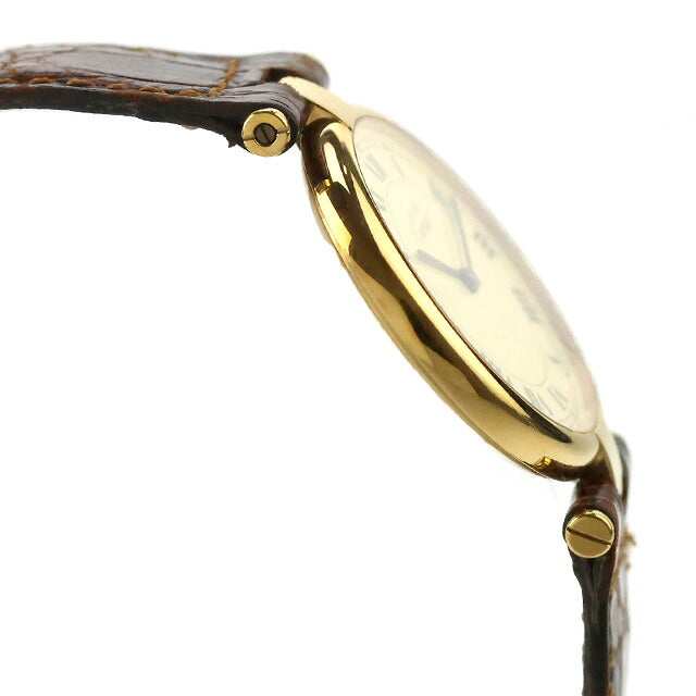Used Cartier Must Vendome LM Vermeil Silver 925 Solid Silver 590003 Analog Watch Brand Unisex UW-CA-OT-00003