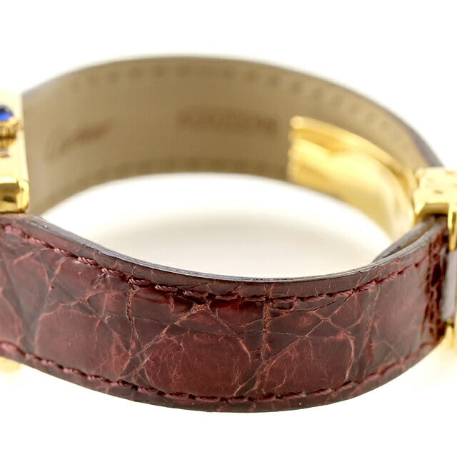 Used Cartier Must Tank Vermeil MM Roman Index Genuine Belt Silver 925 2415 Watch Brand Ladies UW-CA-TK-00004