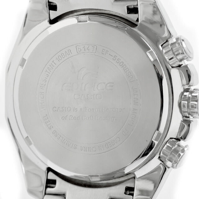中古 希少 カシオ CASIO エディフィス レッドブルレーシング 数量限定モデル 電池式 EF-550RBSPJ-1AJR アナログ 腕時計 ブランド メンズ UW-CS-ED-00002