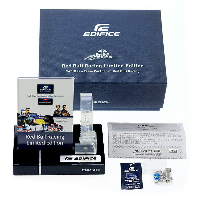 中古 希少 カシオ CASIO エディフィス レッドブルレーシング 数量限定モデル 電池式 EF-565RBJ-1AJR アナログ 腕時計 ブランド メンズ UW-CS-ED-00003