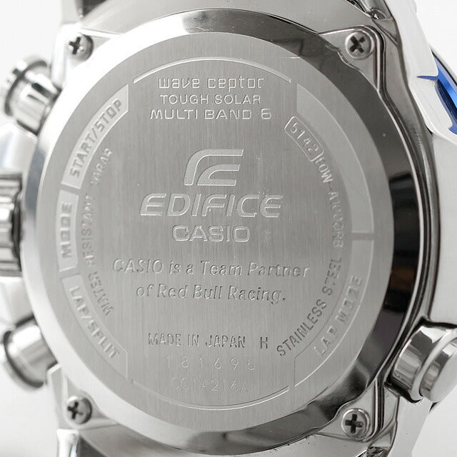中古 希少 カシオ CASIO エディフィス レッドブルレーシング 数量限定モデル ソーラー電波 EQW-A1000RB-1AJR アナログ 腕時計 メンズ UW-CS-ED-00004