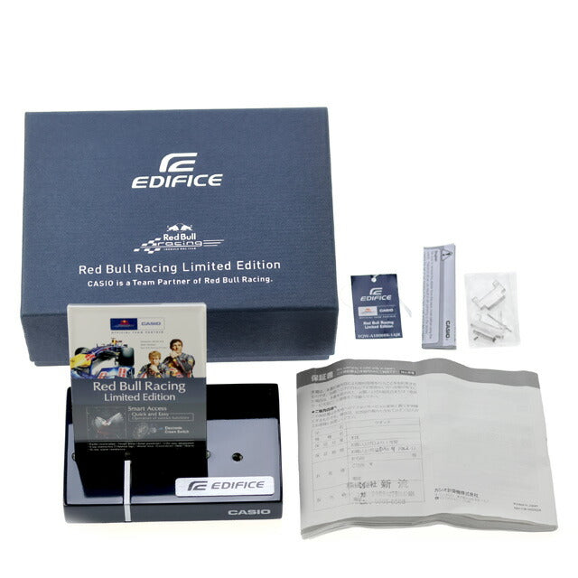 中古 希少 カシオ CASIO エディフィス レッドブルレーシング 数量限定モデル ソーラー電波 EQW-A1000RB-1AJR アナログ 腕時計 メンズ UW-CS-ED-00004