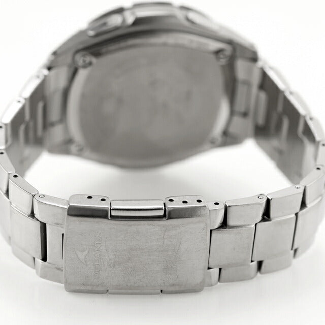 中古 カシオ CASIO オシアナス カシャロ OCEANUS 電波ソーラー OCW-P100TD-7AJF アナログ 腕時計 ブランド メンズ ホワイト 白 UW-CS-OS-00001