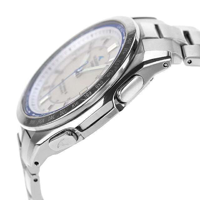 中古 カシオ CASIO オシアナス マルチバンド6 OCEANUS チタン OCW-T100TD-7AJF アナログ 腕時計 ブランド メンズ ホワイト 白 UW-CS-OS-00002