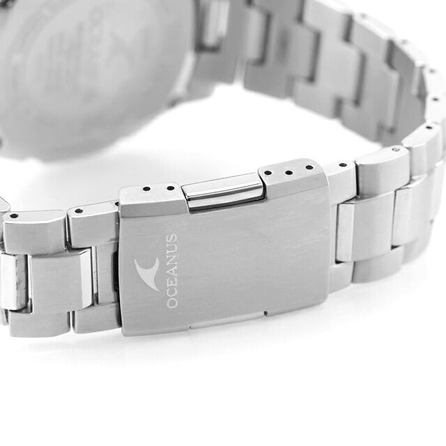 中古 カシオ CASIO オシアナス マルチバンド6 OCEANUS チタン OCW-T100TD-7AJF アナログ 腕時計 ブランド メンズ ホワイト 白 UW-CS-OS-00002