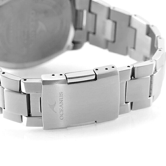 中古 カシオ CASIO オシアナス マルチバンド6 OCEANUS チタン OCW-T1000-7AJF アナログ 腕時計 ブランド メンズ ホワイト 白 UW-CS-OS-00003