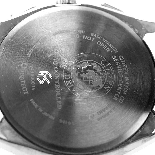 中古 シチズン CITIZEN アテッサ AT8040 FTS カスタマイズモデル チタン 電波ソーラー H804-T025825 アナログ 腕時計 ブランド メンズ UW-CT-AT-00019