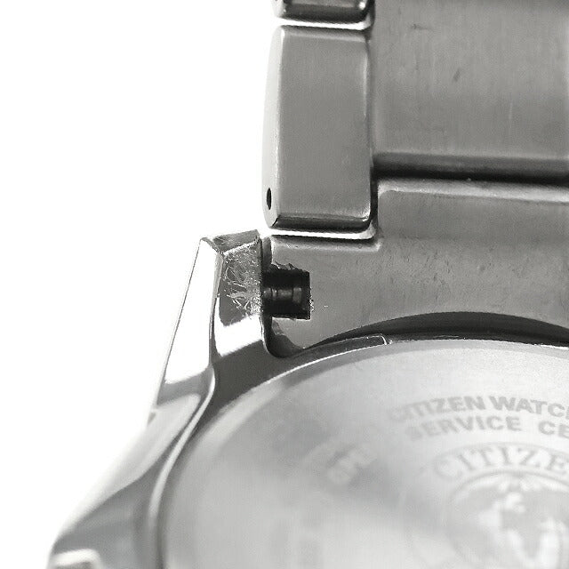 中古 シチズン CITIZEN アテッサ ATD53 チタン 電波ソーラー デイデイト ATD53-2983 アナログ 腕時計 ブランド メンズ ブラック 黒 UW-CT-AT-00021