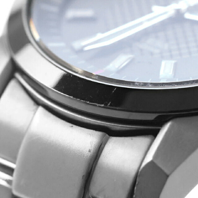 中古 シチズン CITIZEN アテッサ ATD53 チタン 電波ソーラー デイデイト ATD53-2983 アナログ 腕時計 ブランド メンズ ブラック 黒 UW-CT-AT-00021