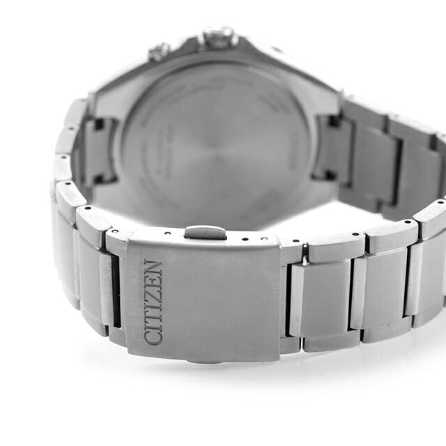 中古 シチズン CITIZEN アテッサ エコドライブ電波 電波ソーラー チタニウム CB1120-50G アナログ 腕時計 ブランド メンズ ブラック UW-CT-AT-00024
