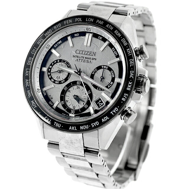 中古 超美品 シチズン CITIZEN アテッサ 35周年記念モデル 結晶チタニウム F950 Platinum Shine Collection CC4076-65A アナログ 腕時計 メンズ UW-CT-AT-00030