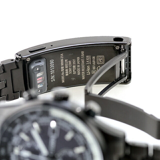 中古 シチズン CITIZEN wena wena 3 搭載モデル エコドライブ スマートウォッチ ソーラー クロノグラフ CA0088-61E アナログ 腕時計 UW-CT-OT-00011