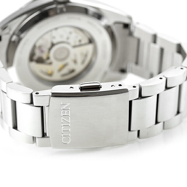 中古 美品 シチズン CITIZEN メカニカル クラシカルライン 日本製 自動巻き NB1050-59L アナログ 腕時計 ブランド メンズ ブルー UW-CT-OT-00014