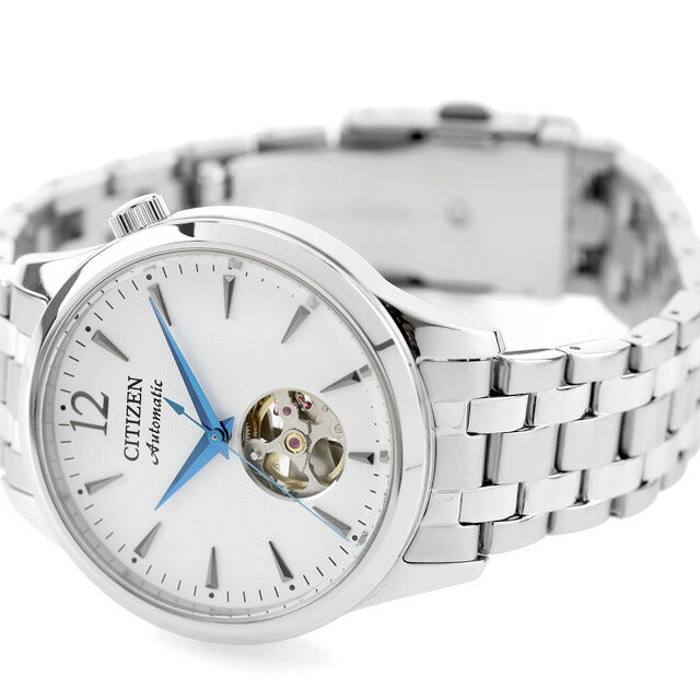 中古 美品 シチズン CITIZEN メカニカル オープンハート 自動巻き シチズンコレクション NH9131-73A アナログ 腕時計 ブランド メンズ UW-CT-OT-00018