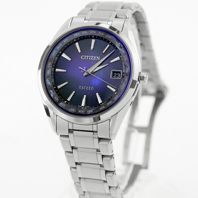 中古 シチズン CITIZEN エクシード UNITE with BLUE ダイレクトフライト チタン 数量限定 電波ソーラー CB1150-75L 腕時計 メンズ UW-CT-OT-00032