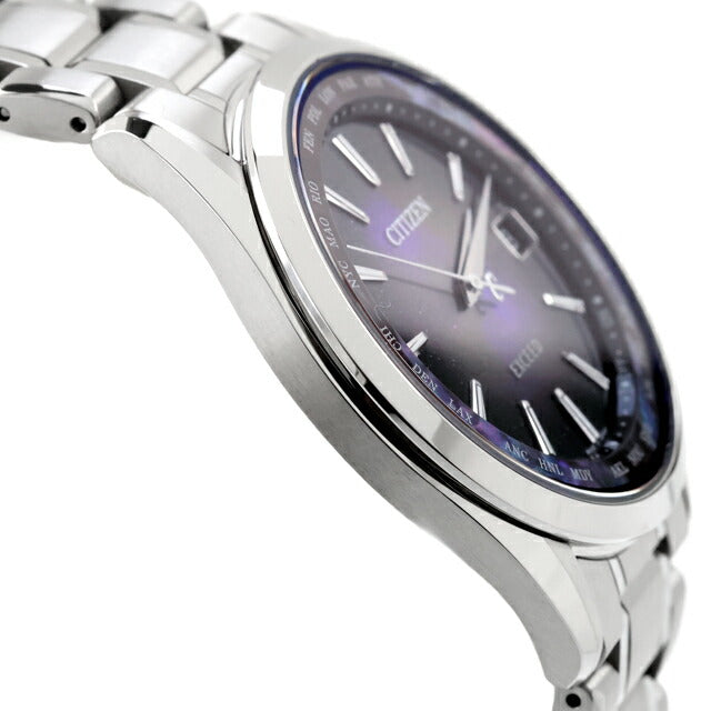 中古 シチズン CITIZEN エクシード UNITE with BLUE ダイレクトフライト チタン 数量限定 電波ソーラー CB1150-75L 腕時計 メンズ UW-CT-OT-00032