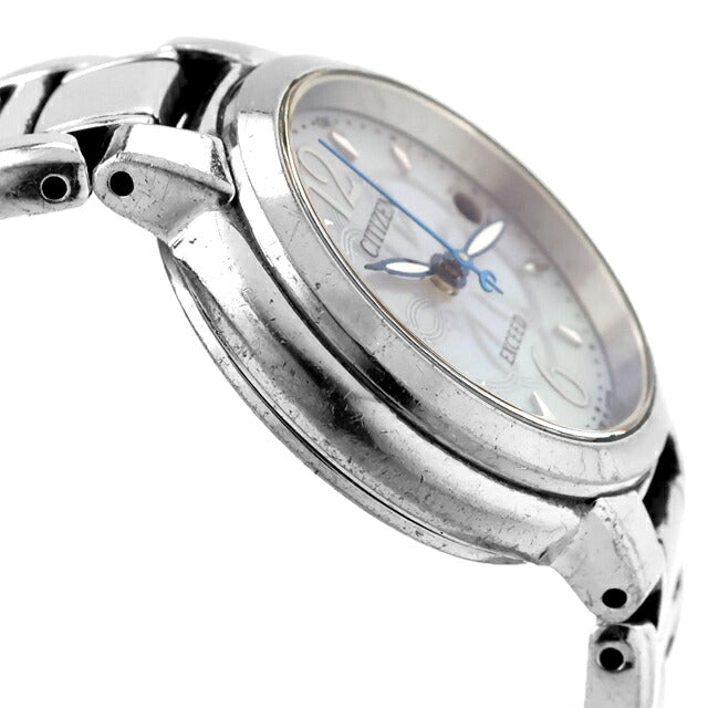 中古 シチズン CITIZEN エクシード エコ・ドライブ電波時計 チタニウムコレクション ソーラー電波 ES8100-54A アナログ 腕時計 レディース UW-CT-OT-00042