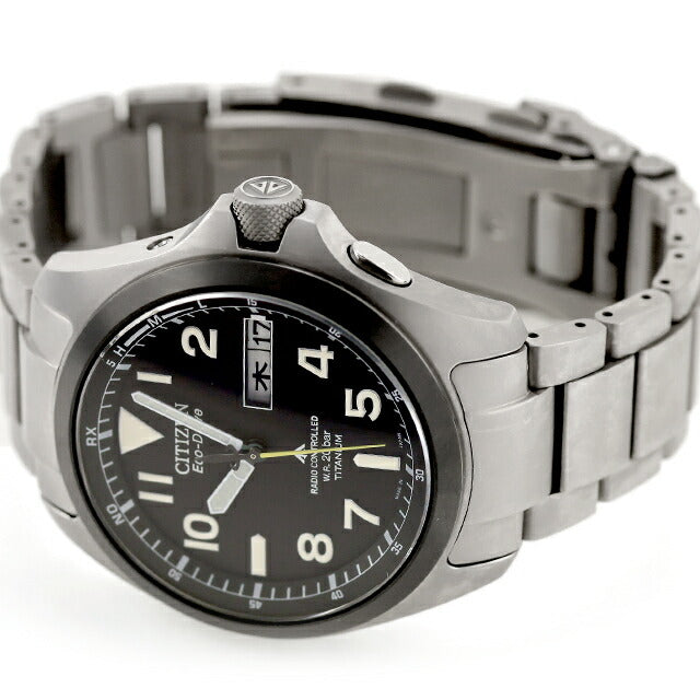 中古 シチズン CITIZEN プロマスター エコドライブ電波 チタン ソーラー電波腕時計 PROMASTER PMD56-2952 アナログ 腕時計 ブランド メンズ UW-CT-PM-00013