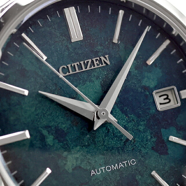 中古 シチズン CITIZEN コレクション メカニカル 銀箔漆文字盤モデル 日本製 薄型 NB1060-12L アナログ 腕時計 ブランド メンズ ネイビー UW-CT-PM-00014