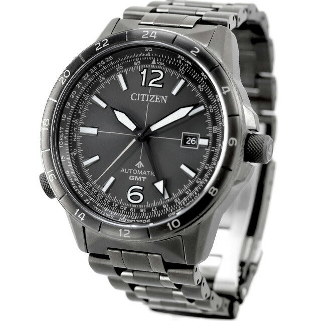 中古 美品 シチズン CITIZEN プロマスター SKY スカイシリーズ メカニカルGMT 耐磁2種 NB6045-51H アナログ 腕時計 ブランド メンズ UW-CT-PM-00017
