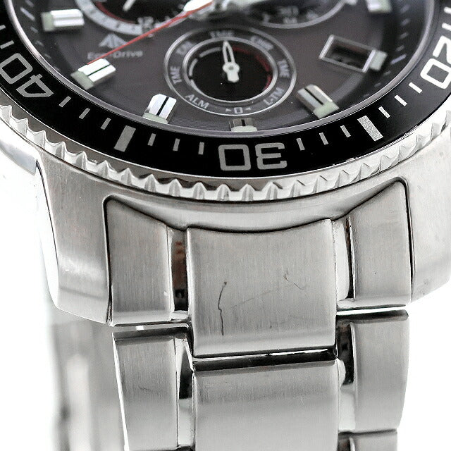 中古 シチズン CITIZEN プロマスター ランド エコドライブ電波 クロノグラフ PMP56-3051 アナログ 腕時計 ブランド メンズ ブラック UW-CT-PM-00022