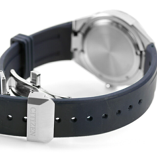中古 シチズン CITIZEN シリーズエイト Series 8 870 メカニカル ラグスポ アナログ 腕時計 ブランド メンズ ブルー ネイビー UW-CT-S8-00003