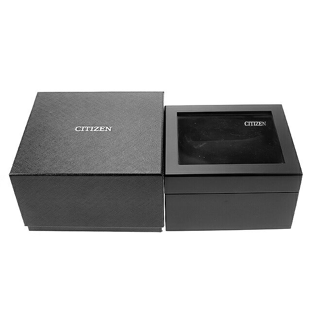 中古 シチズン CITIZEN ザシチズン エコドライブ 年差±5秒 ソーラー 日本製 AQ4080-52L アナログ 腕時計 ブランド メンズ ネイビー UW-CT-TC-00002