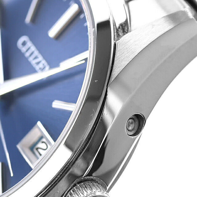 中古 シチズン CITIZEN ザシチズン エコドライブ 年差±5秒 ソーラー 日本製 AQ4080-52L アナログ 腕時計 ブランド メンズ ネイビー UW-CT-TC-00002