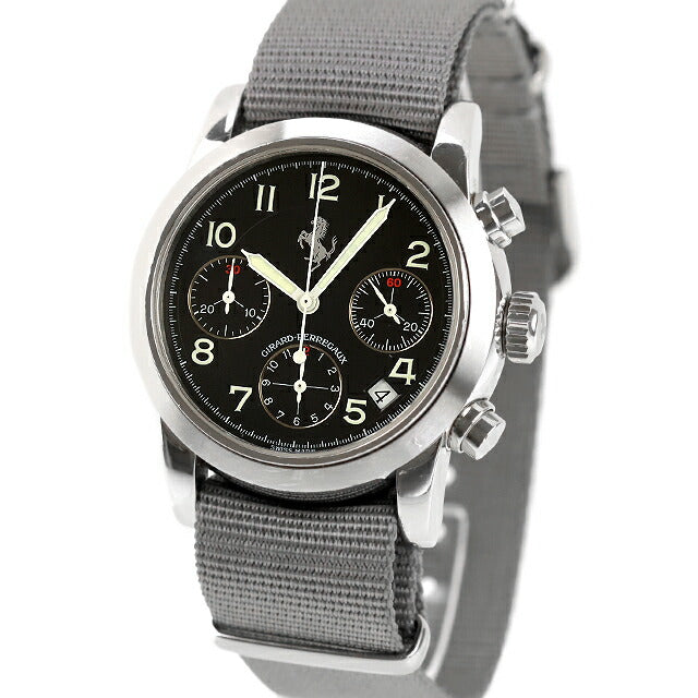 中古 ジラール・ペルゴ Girard Perregaux フェラーリ クロノ 80200 Wネーム コラボ デュボア・デュプラ 80200.0.11.6156 腕時計 メンズ UW-GP-FE-00003