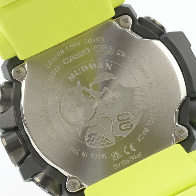 中古 超美品 カシオ CASIO Gショック G-SHOCK マッドマン ソーラー電波 マスターオブG レスキューイエロー GW-9500MRY-1A9JF 腕時計 メンズ UW-GS-MM-00003