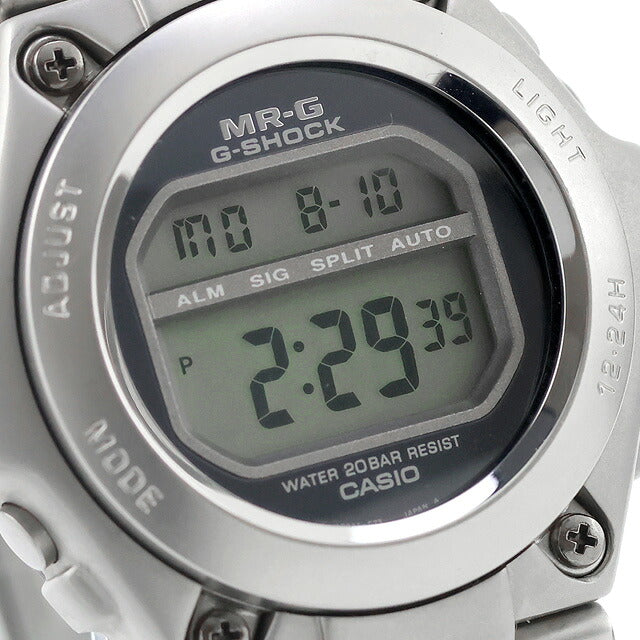 中古 カシオ CASIO G-SHOCK MR-G 初期フルメタルモデル デジタル ヴィンテージ Gショック MRG-100B-2 デジタル 腕時計 ブランド メンズ ブラック UW-GS-MR-00002