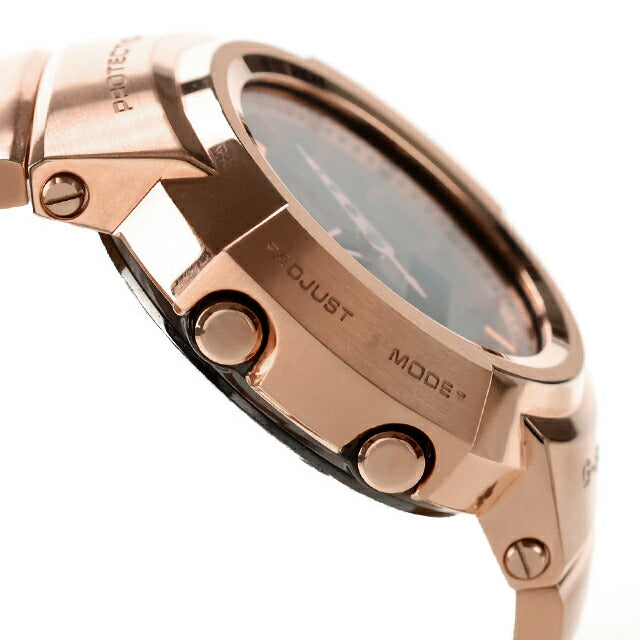 中古 カシオ CASIO Gショック G-SHOCK フルメタル AWM-500 電波ソーラー アナデジ ローズゴールド AWM-500GD-4AJF 腕時計 ブランド メンズ UW-GS-OT-00020