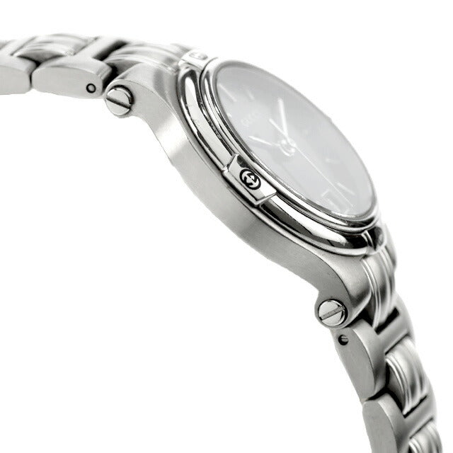 中古 グッチ GUCCI 9045シリーズ 日付 ブレスレット YA090506 アナログ 腕時計 ブランド レディース ブラック 黒 UW-GU-OT-00003