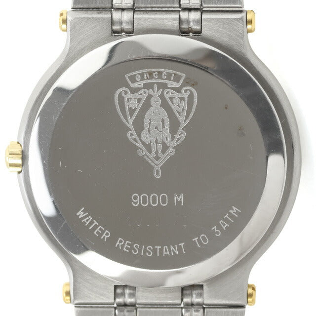 中古 美品 グッチ GUCCI ヴィンテージ 9000Mシリーズ コンビカラー ハイブランド 9000M アナログ 腕時計 ブランド ユニセックス ゴールド UW-GU-OT-00004