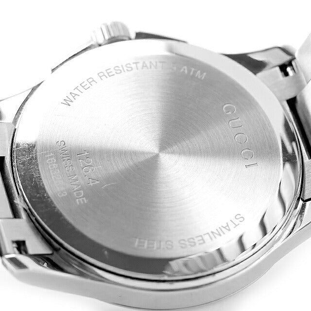 中古 グッチ GUCCI Gタイムレス クォーツ ステンレス ハイブランド YA126442 アナログ 腕時計 ブランド メンズ シルバー UW-GU-OT-00006