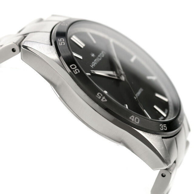 中古 ハミルトン HAMILTON ジャズマスター パフォーマー オート 38mm H-10 自動巻き H36205130 アナログ 腕時計 ブランド メンズ ブラック UW-HA-JM-00005
